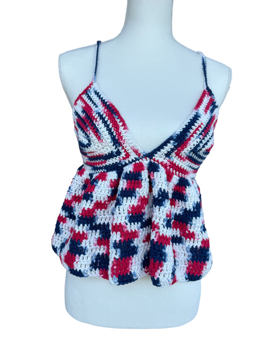 Patriotism Ruffle top